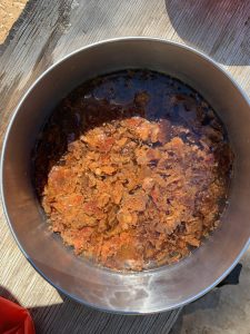 dehydrated lamb stew